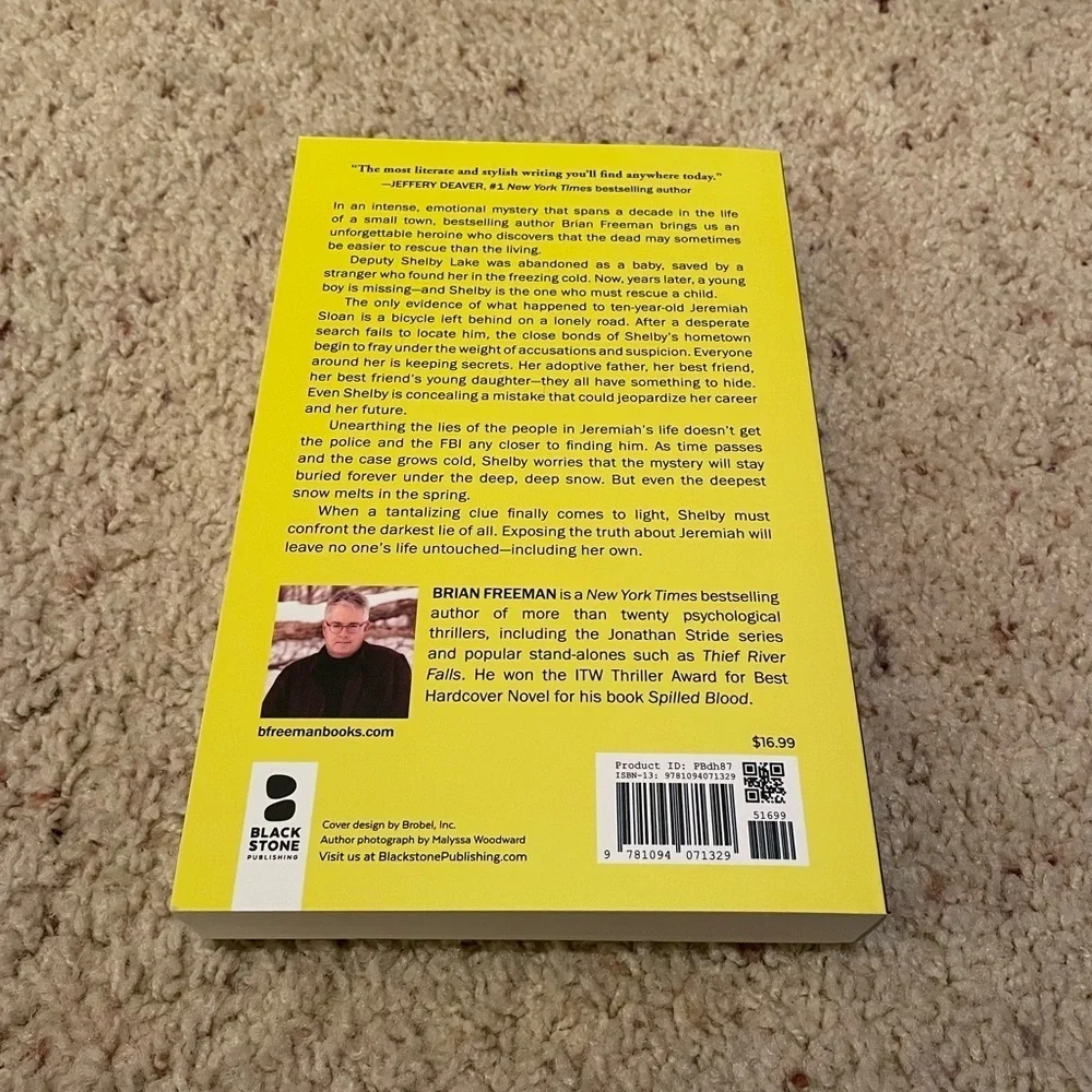 The Deep, Deep Snow by Brian Freeman (Paperback)
